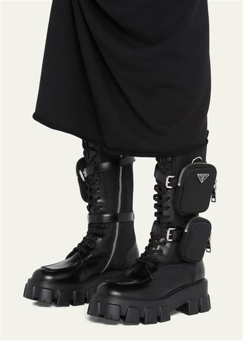 men's prada monolith boots|prada monolith boots nordstrom.